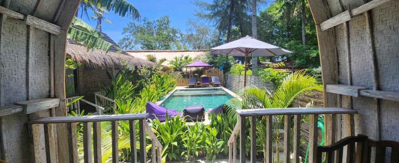 Purple Beach - Maithelia - Gili Air Bagian luar foto